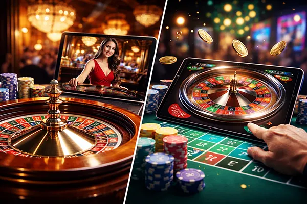 Roulette i casino